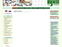 Tablet Screenshot of csoostrava.cz